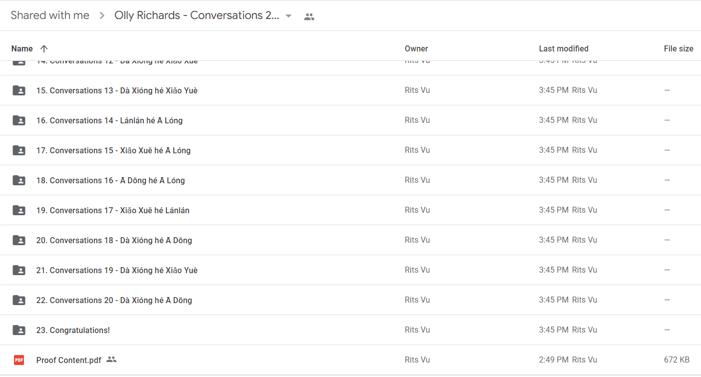 Olly Richards - Conversations 2 Chinese (Intermediate)