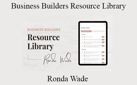 Ronda Wade – Business Builders Resource Library