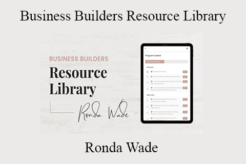 Ronda Wade – Business Builders Resource Library