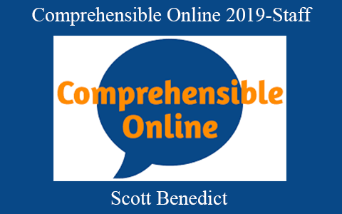 Scott Benedict – Comprehensible Online 2019-Staff