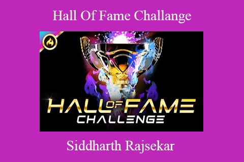 Siddharth Rajsekar – Hall Of Fame Challange