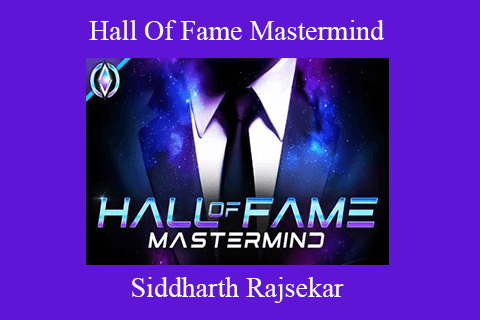 Siddharth Rajsekar – Hall Of Fame Mastermind