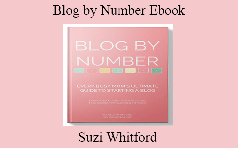 Suzi Whitford – Blog by Number Ebook