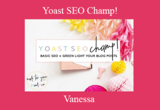 Vanessa – Yoast SEO Champ!