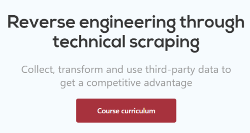 Mike Rubini - Reverse Engineering through Technical Scraping
