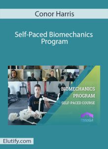 Cover image of Conor Harris – Self-Paced Biomechanics Program featuring movement coaching and training concepts