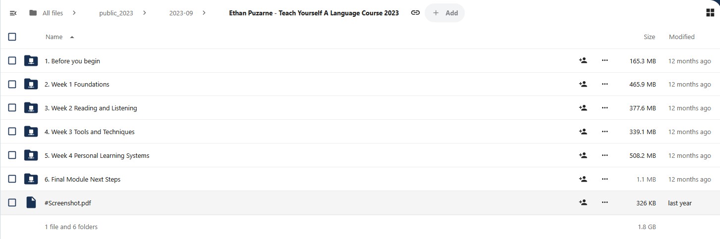 Ethan Puzarne Refold Teach Yourself A Language Course proof on Elutify.com