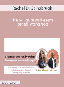The 6-Figure Mid-Term Rental Workshop cover with Rachel D. Gainsbrugh