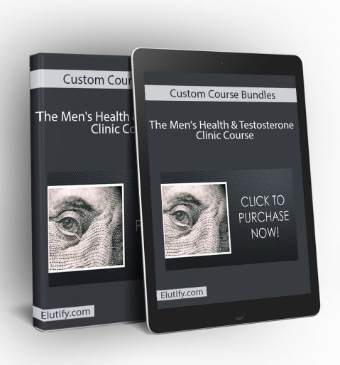 Men's Health & Testosterone Clinic Course Mockup by Custom Course Bundles