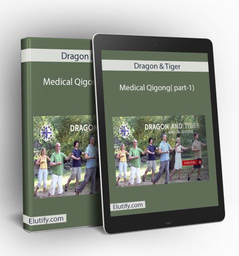 Mockup image of Dragon & Tiger Medical Qigong Part 1 lesson and movement visuals