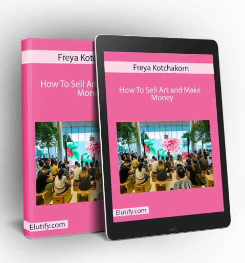 Mockup of How to Sell Art and Make Money course interface