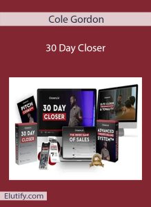 Cover of Cole Gordon 30 Day Closer course