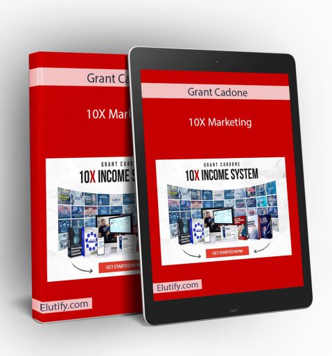 Grant Cardone teaching 10X Marketing strategies mockup.