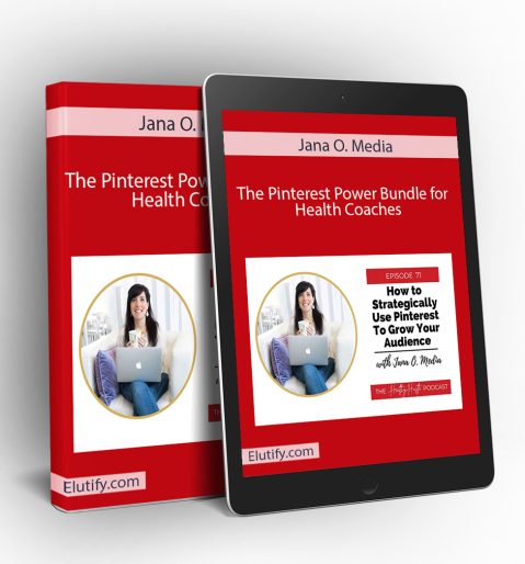 Mockup of Jana O. Media Pinterest Power Bundle program