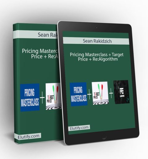 Pricing Masterclass + Target Price + Re:Algorithm by Sean Rakidzich mockup