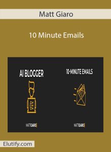 Matt Giaro 10 Minute Emails course cover