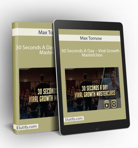Dashboard preview of Max Tornow’s Viral Growth Masterclass training modules