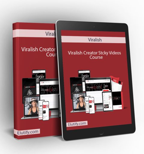 Preview of Viralish Creator Sticky Videos Course lessons and content strategy framework